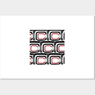 Letter C, the pattern 5 Posters and Art